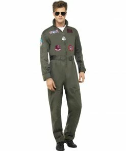 Smiffys Around The World Top Gun Deluxe Male Costume