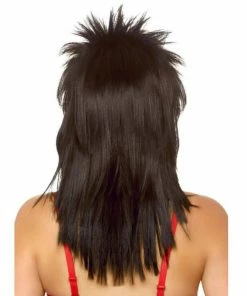 Tomfoolery Unisex Rockstar Wig - Black - Leg Avenue