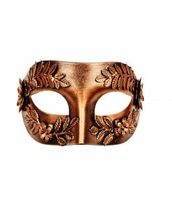 Tomfoolery Masks Valeria Copper Masquerade Mask