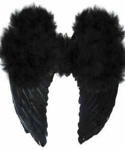 Swedia's Accessoriesc Large Feather Wings - Black