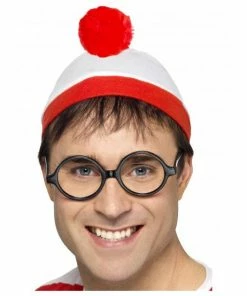 Smiffys Accessoriesc Where Is Wally Hat And Glasses