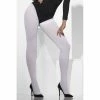 Smiffys White Opaque Tights