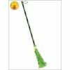 Smiffys Witch Broom Metallic Green Props