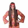 Tomfoolery Womens Brown Hippie Wig