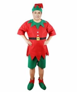Trademart Mensc Adult Elf Summer Costume