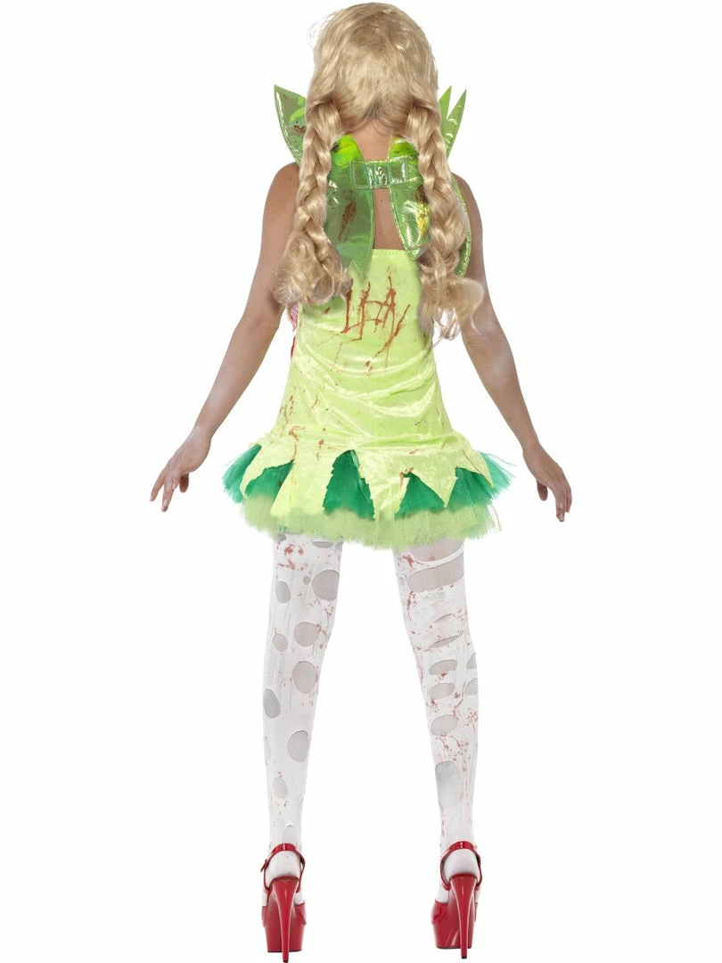 Smiffys Zombie Fairy Halloween Ladies Costume 5 Smiffys Zombie Fairy Halloween Ladies Costume