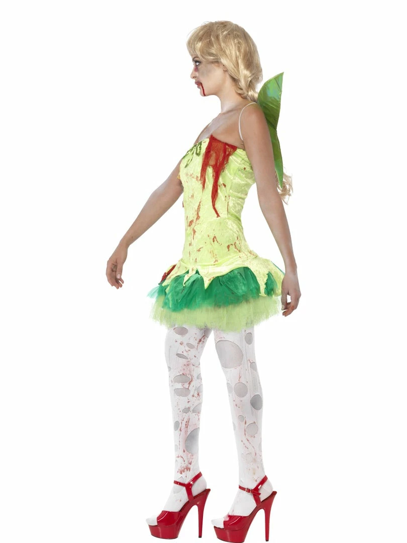 Smiffys Zombie Fairy Halloween Ladies Costume 4 Smiffys Zombie Fairy Halloween Ladies Costume
