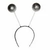 Swedia's Alien Glitter Ball Headband - Silver