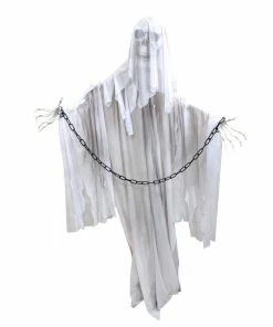 Jack In The Box Props Animated Standing Screaming Ghost Chains With Moving Body & Arms