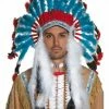 Smiffys Blue Feather Headdress