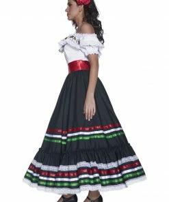 Smiffys Authentic Western Sexy Senorita Costume Ladiesc