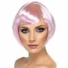 Smiffys Pink Short Babe Wig