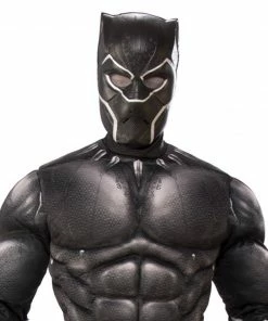 Rubie's Deerfield Black Panther Deluxe Costume With Muscle Chest-Adult Mensc 8 Rubie's Deerfield Black Panther Deluxe Costume With Muscle Chest-Adult Mensc