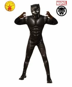 Rubie's Deerfield Boys Costumes Black Panther Deluxe Teen Costume