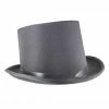 Trademart Black Satin Top Hat Accessoriesc