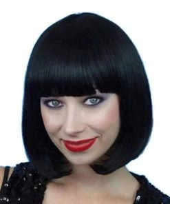 Carnival Products Wig-Classic Black Bob 1920's