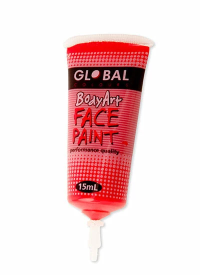Interalia Group Brilliant Red Face And Body Paint 5 Interalia Group Brilliant Red Face And Body Paint