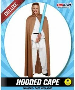 Allen Trading Brown Hooded Cape - Child Accessories