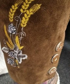 Tiger Leather Mensc Brown Leather Lederhosen - Wolfgang