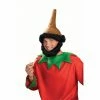 Forum Novelties Elf Hat With Beard - Brown & Blue Hats & Headwear