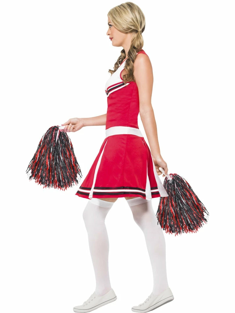 Smiffys Cheerleader Costume Ladiesc 4 Smiffys Cheerleader Costume Ladiesc