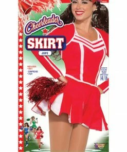 Forum Novelties Cheerleader Pleated Red Skirt-Ladies Occupations & Uniforms