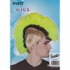 Interalia Group Colored Punk Rocker Mohawk Wig 1970's