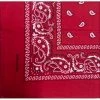 JD Party Accessoriesc Red Paisley Cowboy Bandana 2 JD Party Accessoriesc Red Paisley Cowboy Bandana