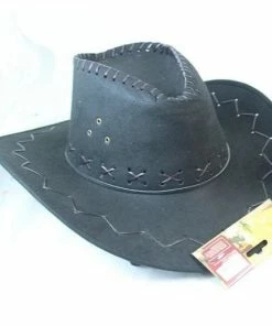Trademart Accessoriesc Cowboy Ranch Black Hat