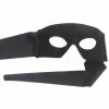 Tomfoolery PIMPERNEL With Ties Large Black Eye Mask Accessoriesc