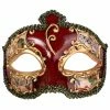 Tomfoolery Salvatore Men's Masquerade Eye Mask In Red
