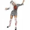 Smiffys Ladiesc Zombie Convict Costume - Ladies