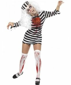 Smiffys Ladiesc Zombie Convict Costume - Ladies