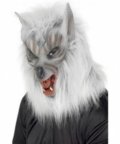 Smiffys Wolf Mask - Silver