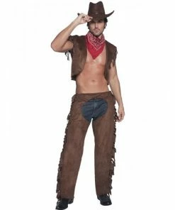 Smiffys Mensc Ride Em Cowboy Costume