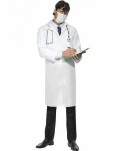 Smiffys Doctor Coat And Mask Costume
