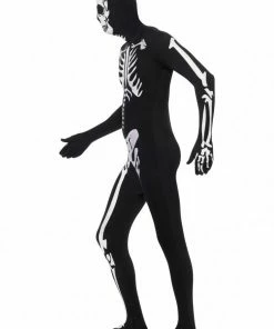 Smiffys Halloween & Horror Skeleton 2nd Skin Glow In Dark - Adult