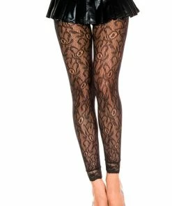 Brave N Krazy 1980's Seamless Lace Leggings