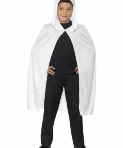 Smiffys Accessories Child's White Hooded Cape