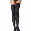 Tomfoolery Black Thigh Highs Plus By Leg Avenue Accessoriesc