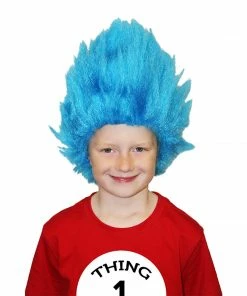 Swedia's Creepy Thing Blue Wig - Child