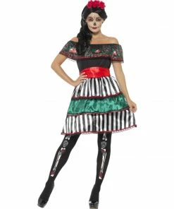 Smiffys Day Of The Dead Senorita Doll Ladiesc