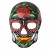 Tomfoolery Day Of The Dead Mask-Black With Roses Masks