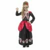 Smiffys Girls Costumes Deluxe Day Of The Dead Costume - Girls