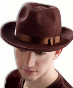 Forum Novelties Deluxe Brown Fedora Hats & Headwear