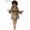 Tomfoolery Disco Diva Doll Costume By Leg Avenue - Plus