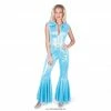 Disguise Costumes Disco Diva 70s Metallic Jumpsuit Ladiesc