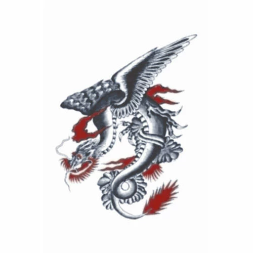 Carnival Products Tattoos Tinsley Temp Tattoo - 1912 Dragon 3 Carnival Products Tattoos Tinsley Temp Tattoo - 1912 Dragon