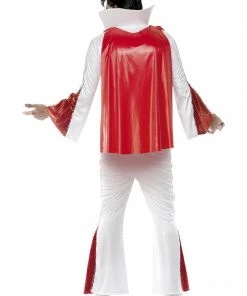 Smiffys Mensc Elvis Red Flare Costume