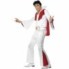 Smiffys Mensc Elvis Red Flare Costume